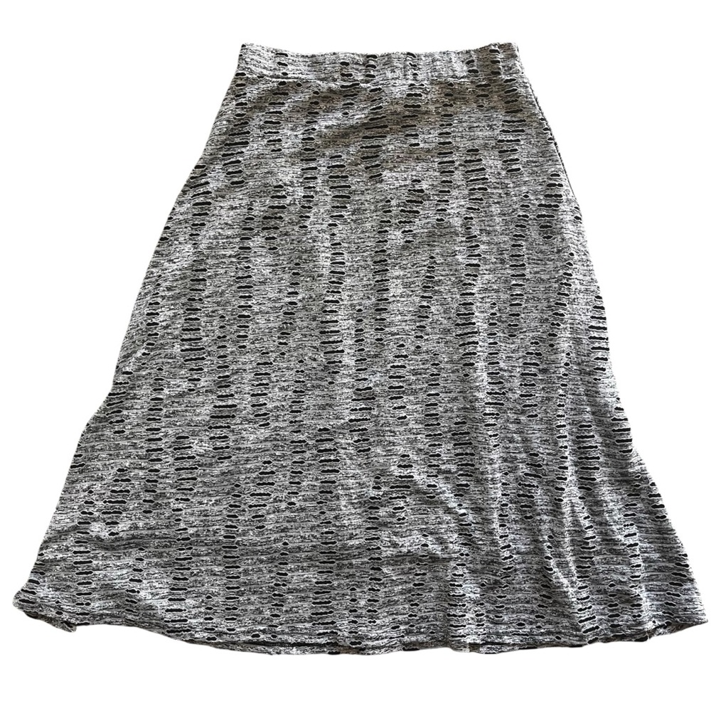Y2K Metrowear Black Gray Textured Skirt Womens Size L